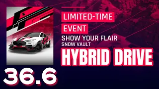 Asphalt 9 Show Your Flair Snow Vault Touch Drive HYBRID DRIVE Top 10%