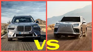 BMW X7 V8  - 530hp,VS Lexus LX600  V6 - 415hp