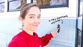 A Cute and Frivolous touch for my School Bus: Skoolie Doorbell // School Bus Conversion Series 44