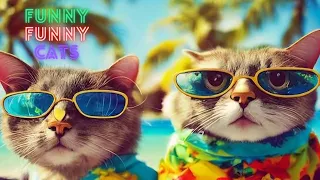 Funniest Cat Videos in The World😹Funny Cat Videos Try Not To Laugh😺 Funny Cat Videos Compilation #60