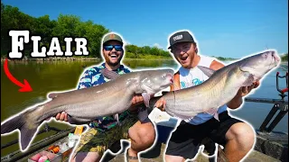 Fishing w/ FLAIR for GIANT FISH Using MASSIVE BAITS!!! (This was EPIC!!)