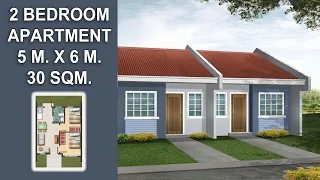 30 Sqm. Small Beautiful Simple Pinoy/OFW Apartment