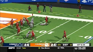 Clemson RB Marcus Deluca dives for the pylon to take the lead | 2030 NCAAFB Highlights