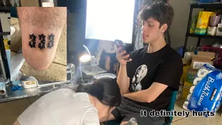 WE GAVE OUR FRIEND A TATTOO + NICKS TATTOO BTS