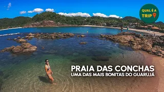 PRAIA DAS CONCHAS | PRAIA QUE MAIS GOSTAMOS DO GUARUJÁ | LITORAL DE SÃO PAULO