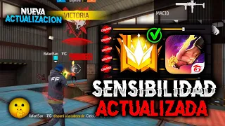 🎯 SENSIBILIDAD HEADSHOT ☠️ Para dar TODO ROJO en la NUEVA ACTUALIZACIÓN FREE FIRE