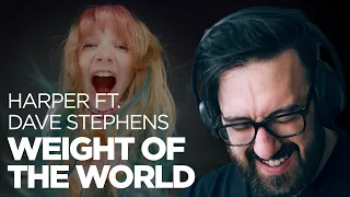 She's KILLING IT! | Harper - Weight of the World (ft. Dave Stephens) | Reaction / Review