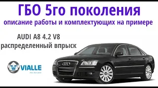 ГБО 5го поколения: описание работы и комплектующих на примере Audi A8 4.2