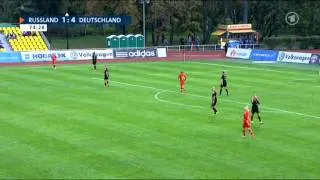 Frauenfußball WM Qualifikation  Russland  Deutschland 2  Halbzeit