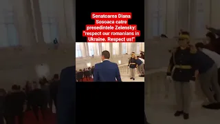 Senatoarea Diana Sosoaca catre presedintele Zelensky: "respect our romanians in Ukraine. Respect us!