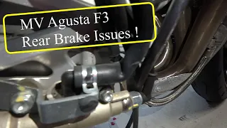 MV Agusta F3 - Rear Brake Line Problems