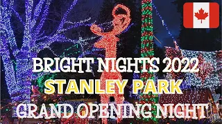 Walking Tour: BRIGHT NIGHTS 2022 | Stanley Park | Vancouver, Canada 🇨🇦