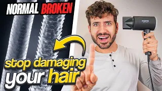 BLOWDRYING TIPS FOR MEN  🚩 AVOID THIS!!! Mens Hairstyle