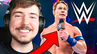 I Made MrBeast A WWE Wrestler And This Happened...