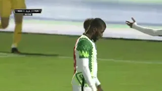 Nigeria 1-1 Tunisia Eagles second half highlights