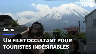 Japon : début de la construction d'un filet pour cacher une vue sur le Mont Fuji | AFP