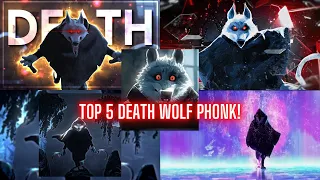 Top 5 Death Wolf Phonk : I'M DEATH, STRAIGHT UP ☠️(Puss in Boots : The Last Wish) #фонк #phonk