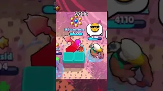 Игра 2024 vs Игра 2021 | Brawl Stars #brawlstars #stars #leon #shorts