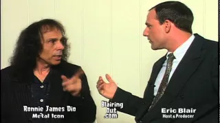 DIO talks w Eric Blair 2002 about Ozzy Osbourne & Terrorism