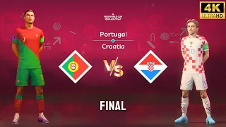 FIFA 23 - Portugal vs Croatia | Ronaldo vs Modric | FIFA World Cup Final Match [4K60]