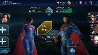 Girl of Steel SUPERGIRL vs SUPERMAN 🤩 Heroic Campaign Fights☠️ InJustice 2 Mobile Gameplay