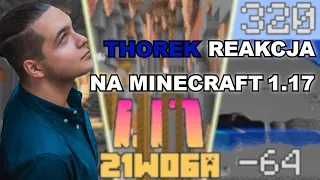 Thorek ogląda film o Nowym snapshot'cie do Minecraft 1.17! ( film tidzimiego )