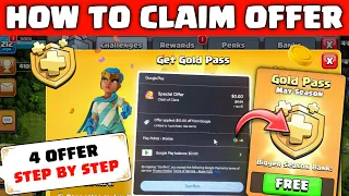 HOW TO GET MAY 2024 GOLD PASS WITH GOOGLE SPECIAL OFFERS IN CLASH OF CLANS #ClashWithHaaland