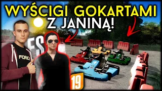 ☆ "MPG" [#146] FS19 ✔ WYŚCIGI GOKARTAMI Z JANINĄ! - Kto WYGRAŁ?  ㋡