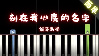 盧廣仲 Crowd Lu - 刻在我心底的名字 Your Name Engraved Herein （簡易版） | Piano Tutorial 鋼琴教學