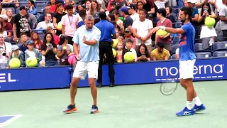 Novak Djokovic Frustrated Argues with Coach at Practice