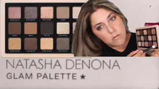 NEW! Natasha Denona Glam Palette! Review, Swatches, Demo and Comparison!
