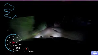 Twente Rally 2022 - SS3 Zeldam 2 Onboard. Rode vlag bij voorganger in de sloot.