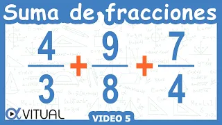 💥 Suma de 3 FRACCIONES IMPROPIAS