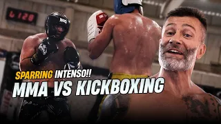 MMA vs Kickboxing - INTENSE SPARRING!!