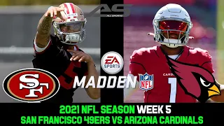 NFL 2021 Season - Week 5 - San Francisco 49ers vs Arizona Cardinals - 4K - AllSportsStation