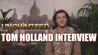 UNCHARTED Interview! Tom Holland is a fan of "Take a break",  dream come true being Nathan Drake!