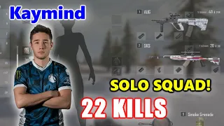 Team Liquid Kaymind - 22 KILLS - SOLO SQUAD! - AUG + SKS - Archive Games - PUBG