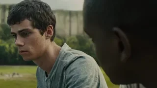 Alby shows Thomas around The Glade and sets some ground rules [Maze Runner]