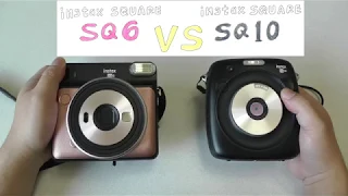 FUJIFILM instax SQUARE SQ6 vs SQ10　撮り比べ！