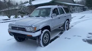 1995 Toyota 4 Runner SR5 4wd 22re Walkaround