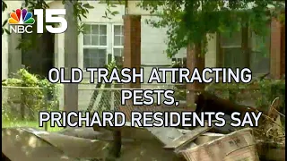Prichard residents say old trash is attracting pests - NBC 15 WPMI