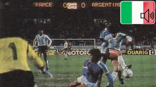 France vs. Argentina | Friendly | 26-3-1986 [ITALIAN BROADCAST]