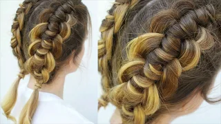 Double knot Braided Pigtails | Braided Pigtails | Braidsandstyles12