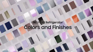 Bespoke Refrigerator: Colors and Finishes | Samsung