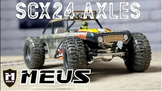 MEUS Racing SCX24 Axles - Innovative & Functional!