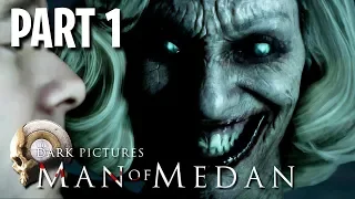 Man of Medan Co-Op Scary Game w/ My Girlfriend!! (Man of Medan, Part 1)