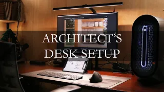 Architects Home Desk Setup