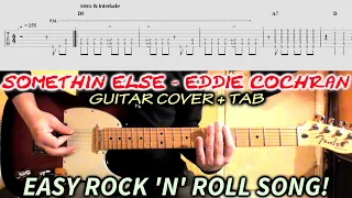 SOMETHIN ELSE Guitar TAB Cover EDDIE COCHRAN | Easy Rock 'N' Roll Song CHORDS & RIFFS