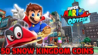 Super Mario Odyssey - 50 Snow Kingdom (Purple) Coins