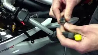 Triumph Daytona 675 bar end removal